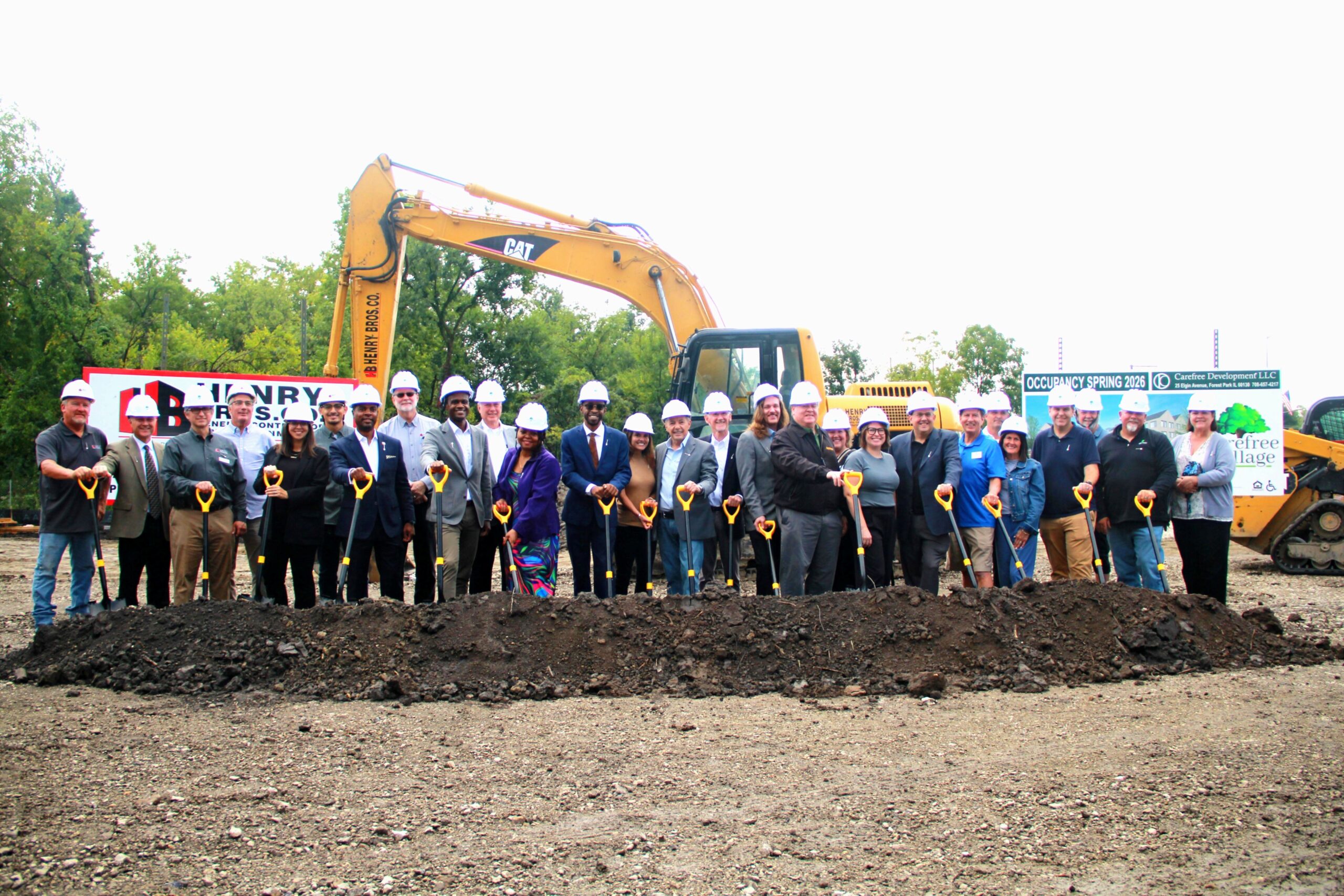 Carefree Village Groundbreaking in Oak Forest